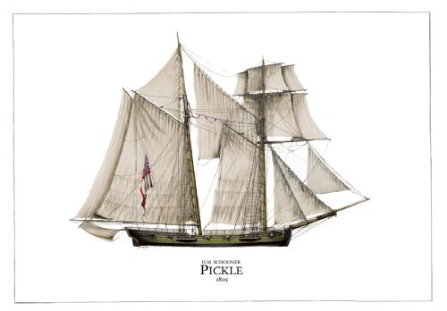 HMS Pickle 1805 by Tony Fernandes